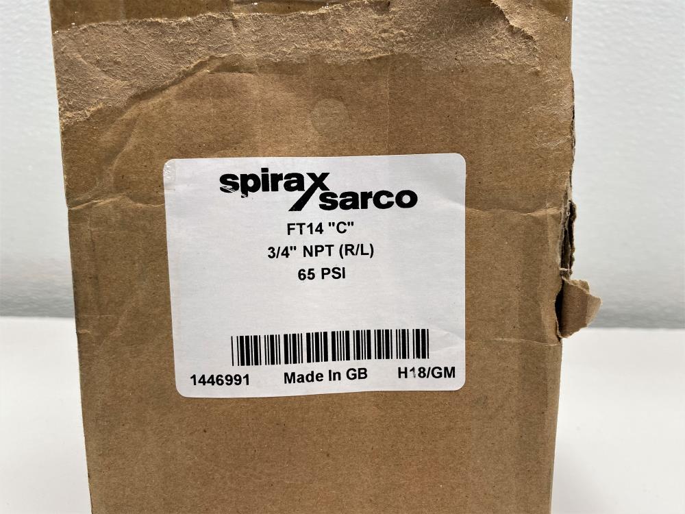 Spirax Sarco 3/4" NPT Ball Float Bucket Steam Trap FT14-4.5